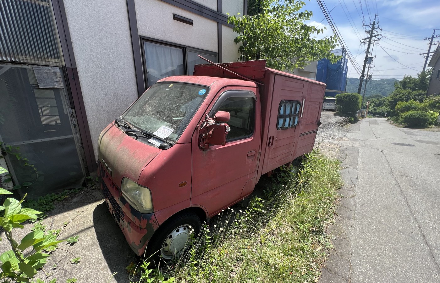 古い軽トラックのイメージ